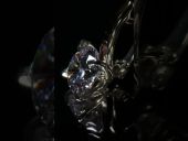 Комплект срібний з золотою накладкою та фіанітом 365