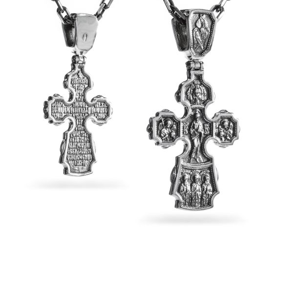 Срібний хрест чернений 935