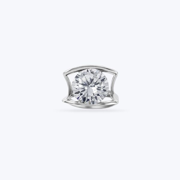 Срібна каблучка з фіанітом 549 Срібна каблучка з фіанітом 549