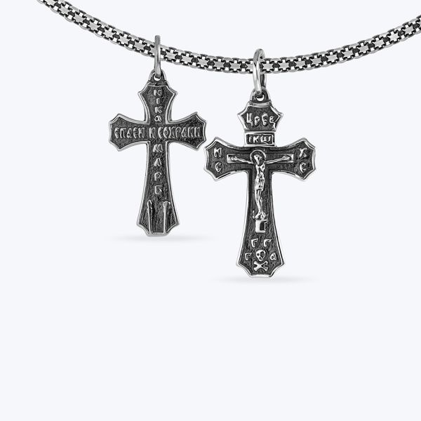Хрестик срібний арт. 554