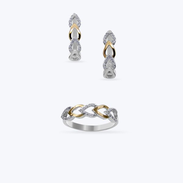 Комплект срібний арт. 676