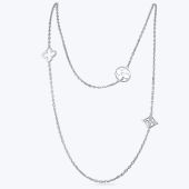 Кольє срібне родоване 741/3