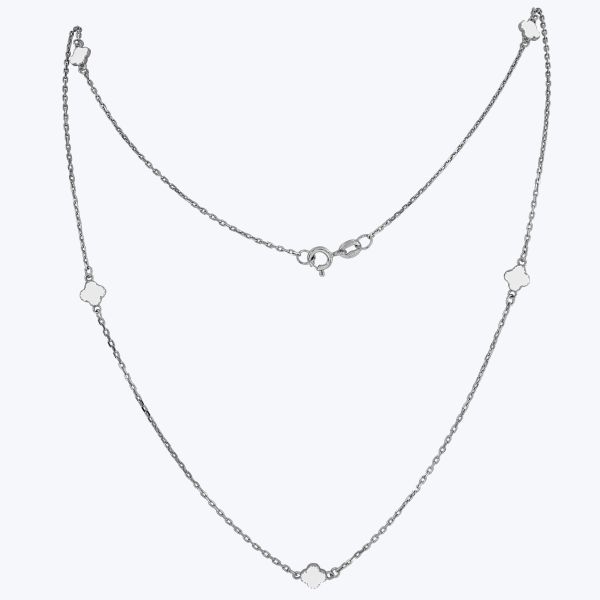 Кольє срібне, з зел. арт. 758/5