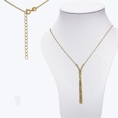 Кольє срібне в позолоті арт. 772/1