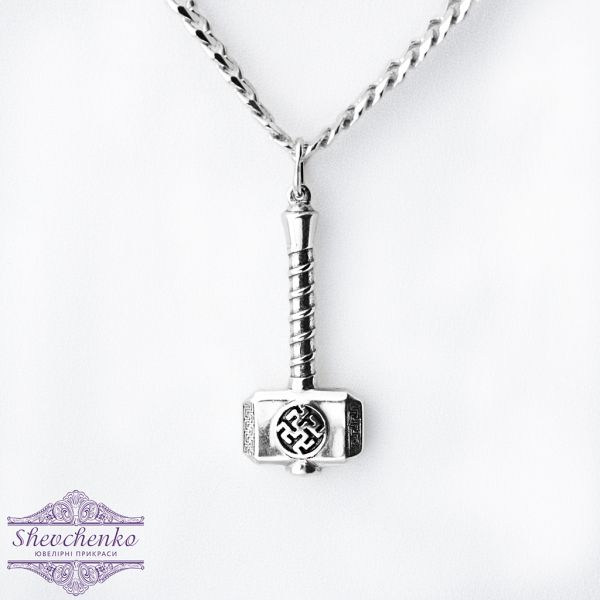 Срібна чоловіча підвіска арт. 885