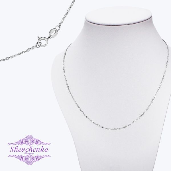 Срібний ланцюг "Якір круглий" Ак-40