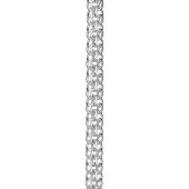 Срібний ланцюг Бісмарк ручний Бр-100