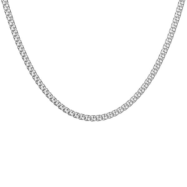 Срібний ланцюг Бісмарк ручний Бр-80