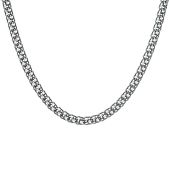 Срібний ланцюг Бісмарк ручний Брч-120 чернений