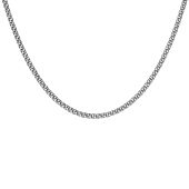 Срібний ланцюг Бісмарк ручний Брч-60 чернена