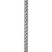 Срібний ланцюг Бісмарк ручний Брч-80 чернена