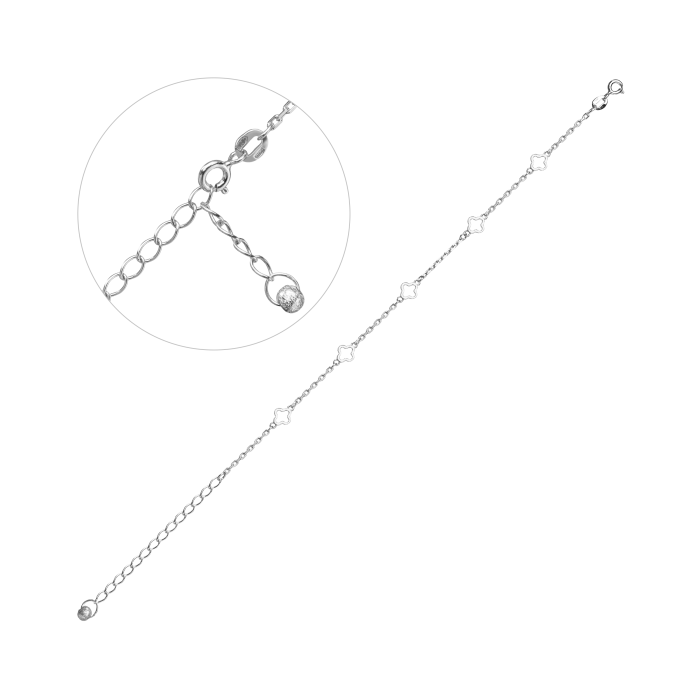 Срібний браслет на руку родваний 757/5/р