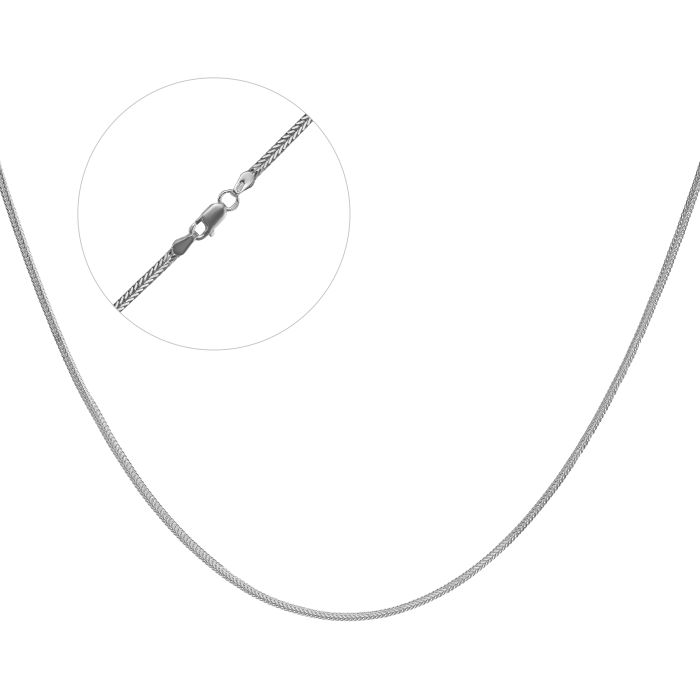 Срібний ланцюг "Лисячий хвіст" Лх-14