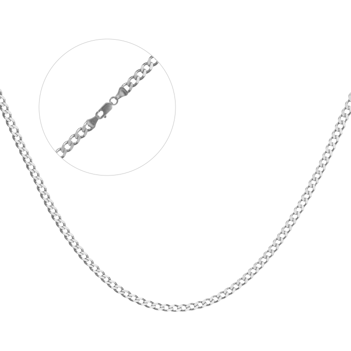 Срібний ланцюг "Панцир" П-120