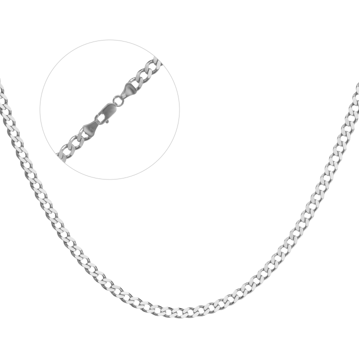 Срібний ланцюг "Панцир" П-200