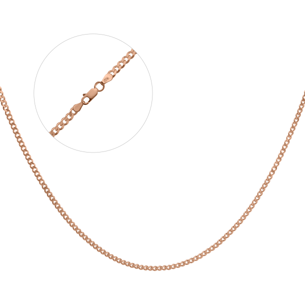 Срібний ланцюг позочений "Панцир" П-100