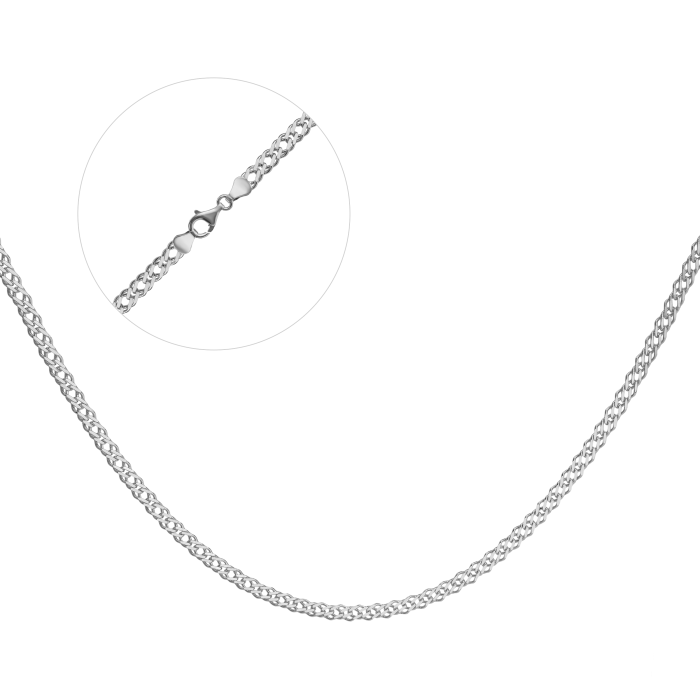 Срібний ланцюг "Ромб" Р-70