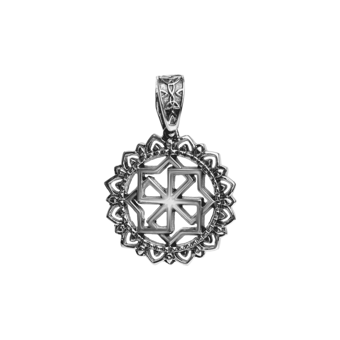 Срібна підвіска амулет Молвинець кулони обереги чорнене срібло 976