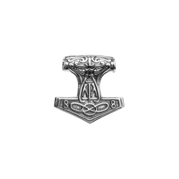 Срібний кулон оберіг Молот Перуна 893