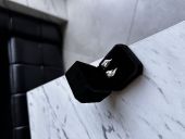 Комплект срібний з золотою накладкою та фіанітами 442