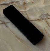 Оксамитова коробочка для ланцюжків, браслетів та кольє чорна