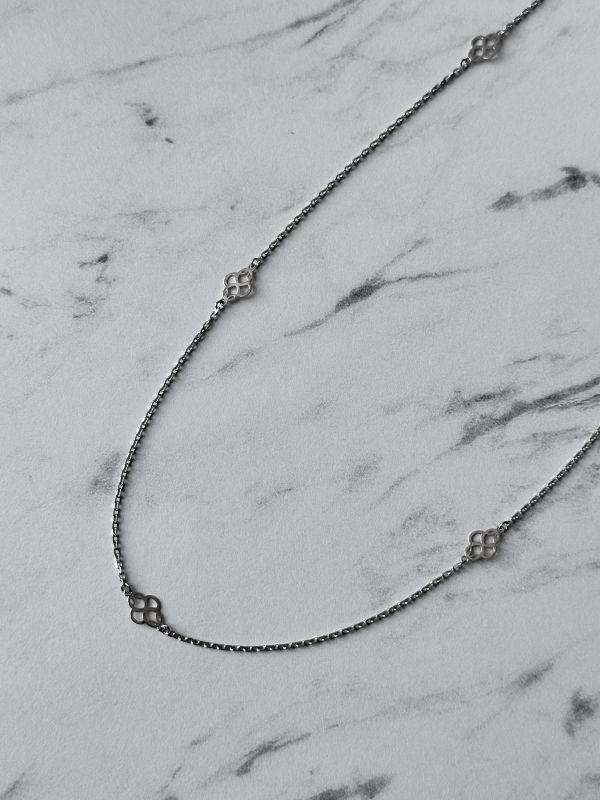 Кольє срібне родоване 755/5