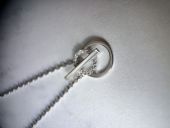 Кольє родоване з фіанітами 1014/1