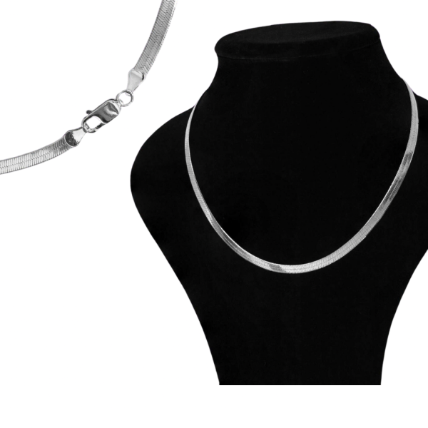 Срібний ланцюг "Панцир подвійний алмазний" 6ПдА-50