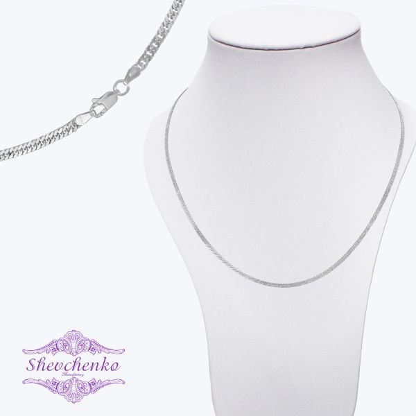 Срібний ланцюг "Панцир подвійний" Пд-40