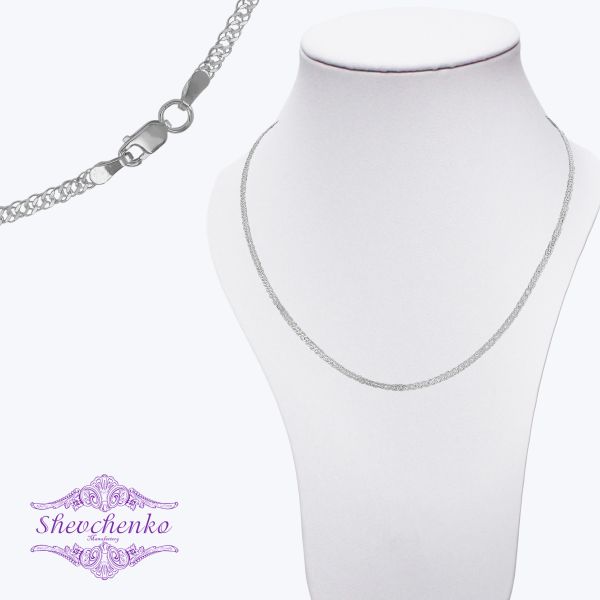 Срібний ланцюг "Ромб"  Р-40