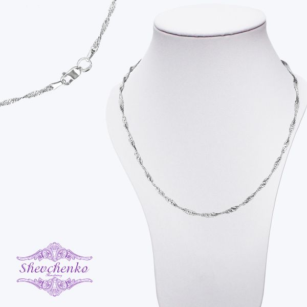 Срібний ланцюг "Cінгапур" С-50