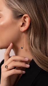 Сережки-ланцюжки: як елегантно носити протяжки та створювати стильні образи